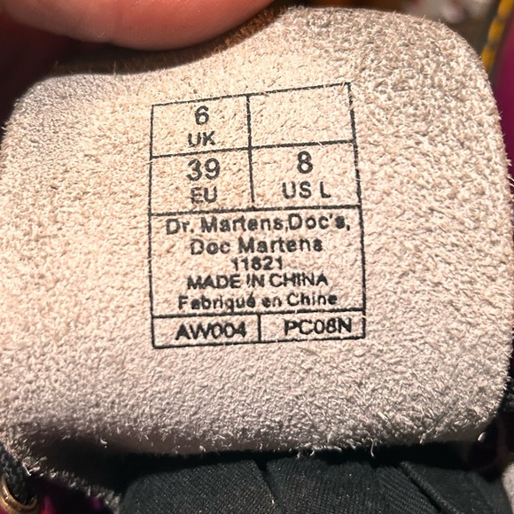 Women’s Purple Patent Leather Dr Martens - Picture 9 of 9